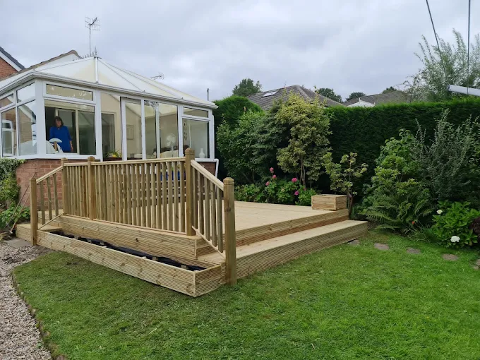 Outdoor space, finished properly